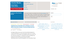 Desktop Screenshot of etourism-monitor.ch